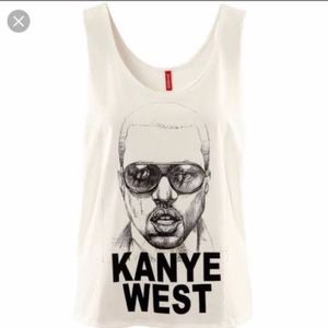 H&M Tops - Kanye West Graffic Tank H&M Tops - Kanye West Graffic Tank